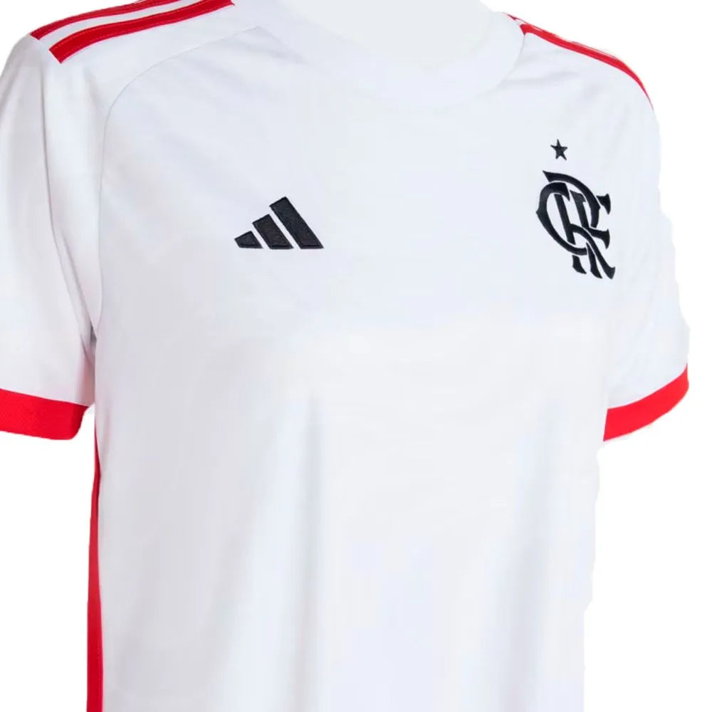 Camisa Flamengo Feminina Away 24/25 - Branca