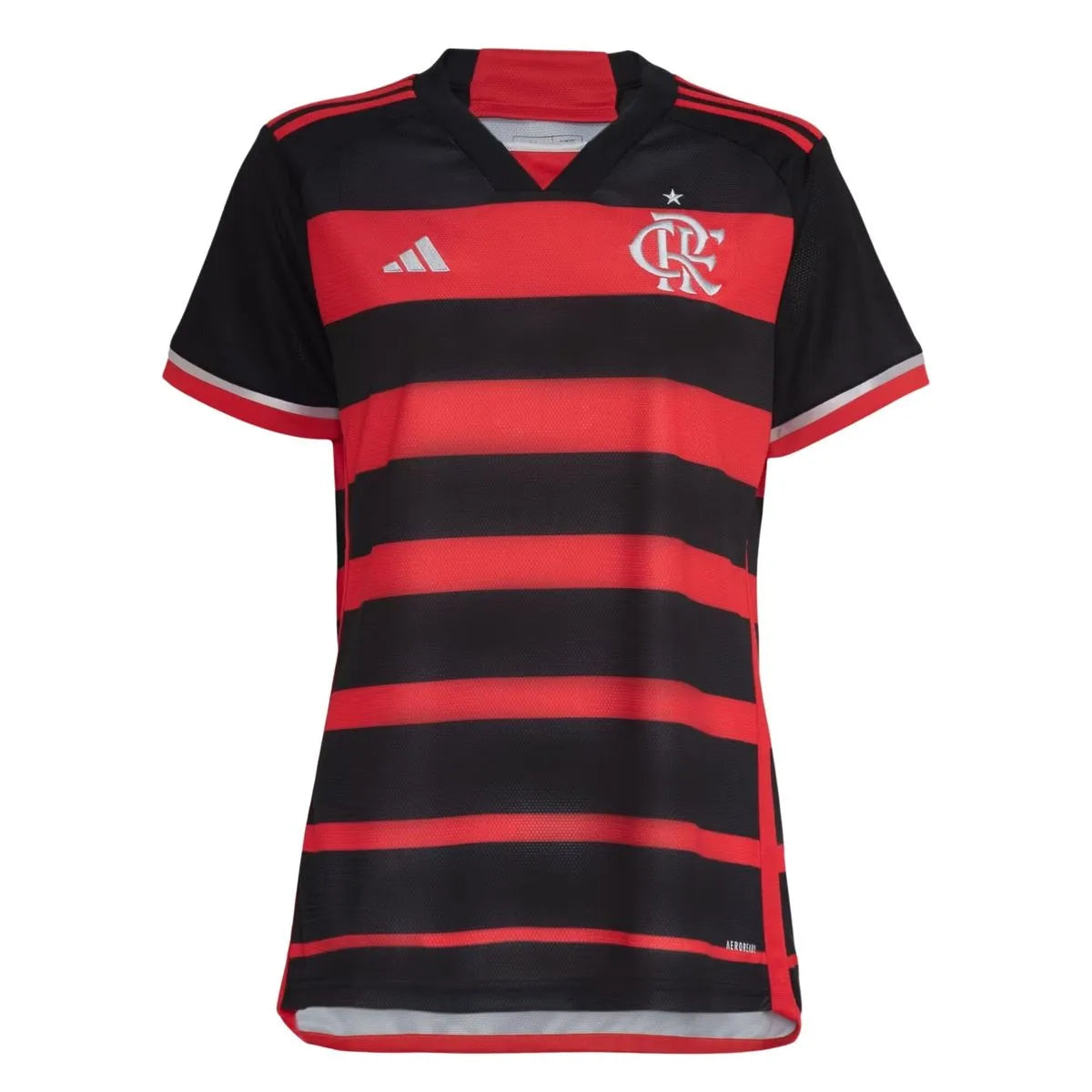 Camisa Flamengo Feminina Home 24/25 - Preta e Vermelha
