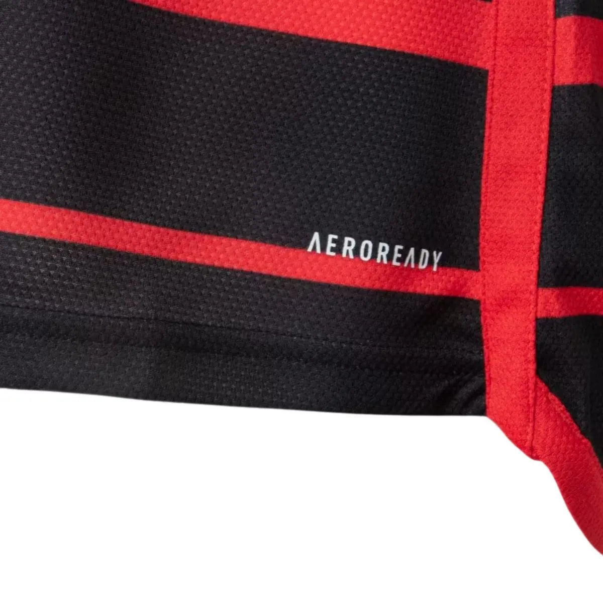 Camisa Flamengo Feminina Home 24/25 - Preta e Vermelha