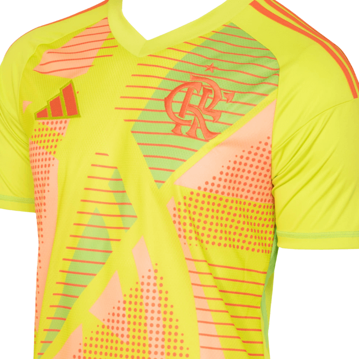 Camisa Flamengo Goleiro 2025/26 Adidas Masculina - Amarelo