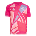 Camisa de goleiro Flamengo Com Patrocínios 2025/26 Rosa - Masculina Torcedor
