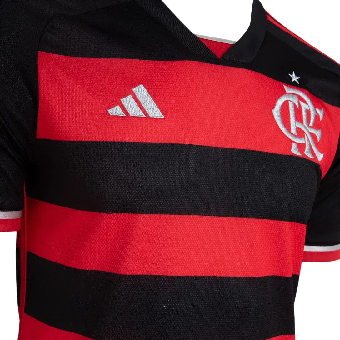 Camisa Flamengo Home 24/25 - Preta e Vermelha