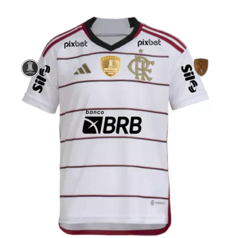 Camisa Flamengo Away 23/24 - Branca